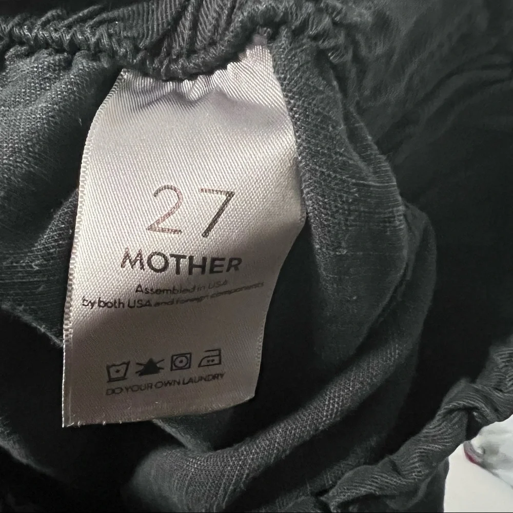 MOTHER the springy ankle Casual Pants faded black 1582 - Picture 6 of 10